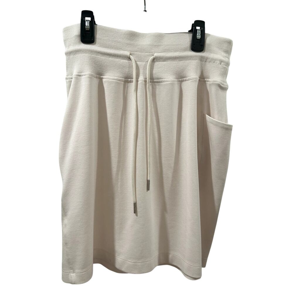 Marc New York Andrew Marc Sport Womens High Waist Color: Alabaster Large Skirt
